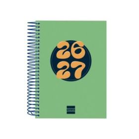 Finocam Cool Agenda Escolar 26/27 en Catalan - 1 Dia por Pagina - Formato 8º - 120x164mm - Tapas de Carton Forrado - Papel de 80