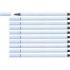 Stabilo Pen 68 Rotulador de Punta de Fibra - Trazo de 1mm aprox. - Tinta con Base de Agua - Color Azul Hielo
