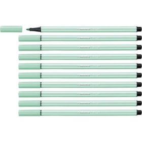 Stabilo Pen 68 Rotulador de Punta de Fibra - Trazo de 1mm aprox. - Tinta con Base de Agua - Color Verde Hielo