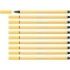 Stabilo Pen 68 Rotulador de Punta de Fibra - Trazo de 1mm aprox. - Tinta con Base de Agua - Color Amarillo Claro