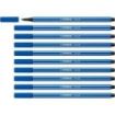 Stabilo Pen 68 Rotulador de Punta de Fibra - Trazo de 1mm aprox. - Tinta con Base de Agua - Color Azul Oscuro