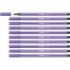 Stabilo Pen 68 Rotulador de Punta de Fibra - Trazo de 1mm aprox. - Tinta con Base de Agua - Color Violeta