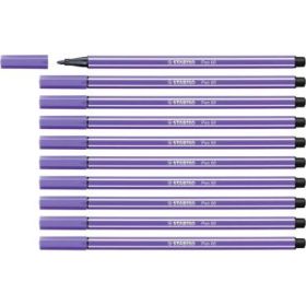 Stabilo Pen 68 Rotulador de Punta de Fibra - Trazo de 1mm aprox. - Tinta con Base de Agua - Color Violeta