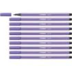 Stabilo Pen 68 Rotulador de Punta de Fibra - Trazo de 1mm aprox. - Tinta con Base de Agua - Color Violeta