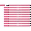 Stabilo Pen 68 Rotulador de Punta de Fibra - Trazo de 1mm aprox. - Tinta con Base de Agua - Color Rosa