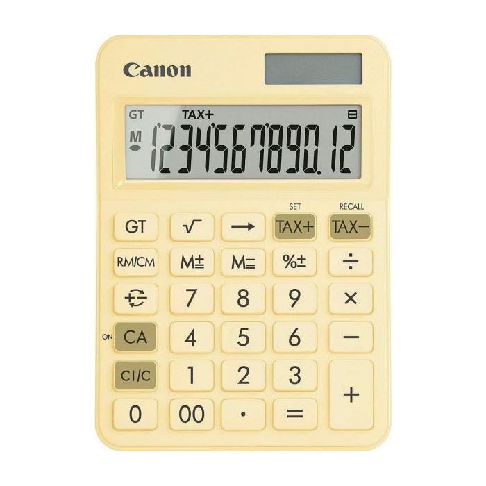 Canon LS-125KB Calculadora de Sobremesa con Pantalla LCD de 12 Digitos - Raiz Cuadrada, Calculo de Constantes, Gran Total, Cambi