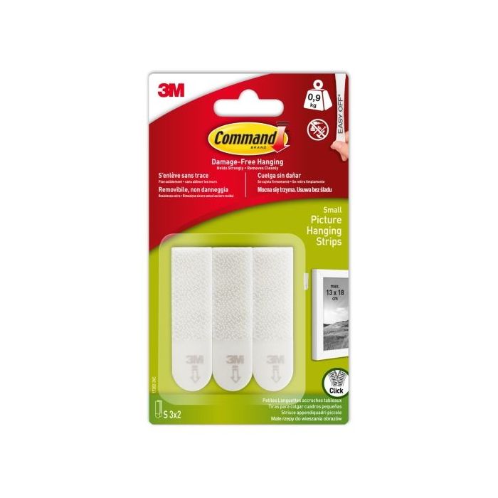 Command Tiras Adhesivas para Colgar Cuadros - Color Blanco