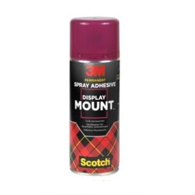 Scotch Display Mount Adhesivo en Spray 400ml - Union Permanente y Duradera - Color Transparente