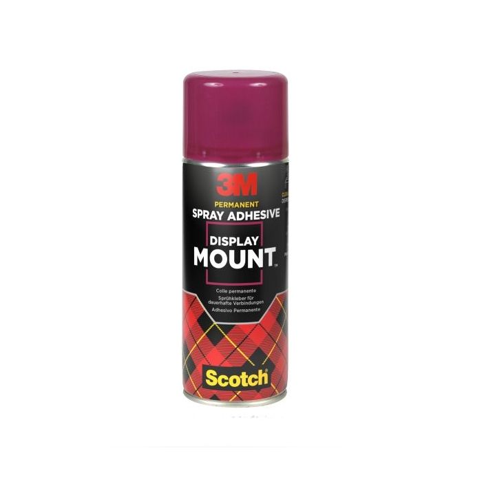 Scotch Display Mount Adhesivo en Spray 400ml - Union Permanente y Duradera - Color Transparente