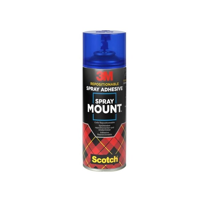 Scotch Spraymount Adhesivo en Spray 400ml - Excelente Adherencia - Color Transparente