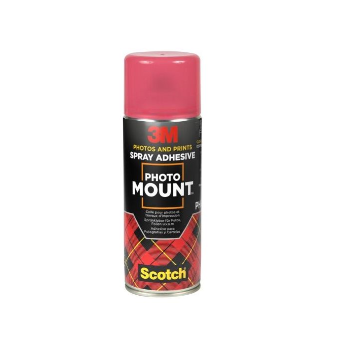 Scotch 3M Photomount Adhesivo en Spray 400ml - Adhesivo de Alta Resistencia - Transparente