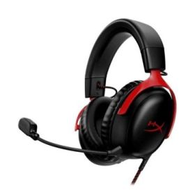 HyperX Cloud III Auriculares Gaming - Controladores de 53 mm - Microfono con Cancelacion de Ruido - Multiplataforma - Color Negr