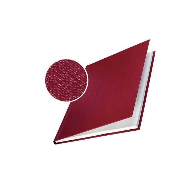 Leitz Pack de 10 Tapas Rigidas Impressbind 10,5mm - Para Formato A4 - Carton con Superficie de Lino Mate - Encuadernacion de Alt