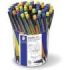 Staedtler Graphite 777 Expositor con 50 Portaminas 0.7mm - Cuerpo Engomado - Goma de Borrar - Colores Surtidos