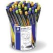 Staedtler Graphite 777 Expositor con 50 Portaminas 0.7mm - Cuerpo Engomado - Goma de Borrar - Colores Surtidos