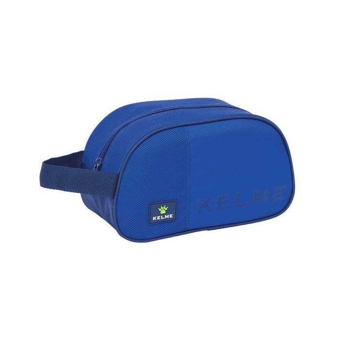 Safta Kelme Blue Neceser de 5L - Cremallera - Asa Lateral - Adapatable a Carro - 260x120x150mm - Color Azul
