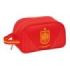 Safta Seleccion Española de Futbol Neceser de 5L - Cremallera - Asa Lateral - Adapatable a Carro - 260x120x150mm - Color Rojo