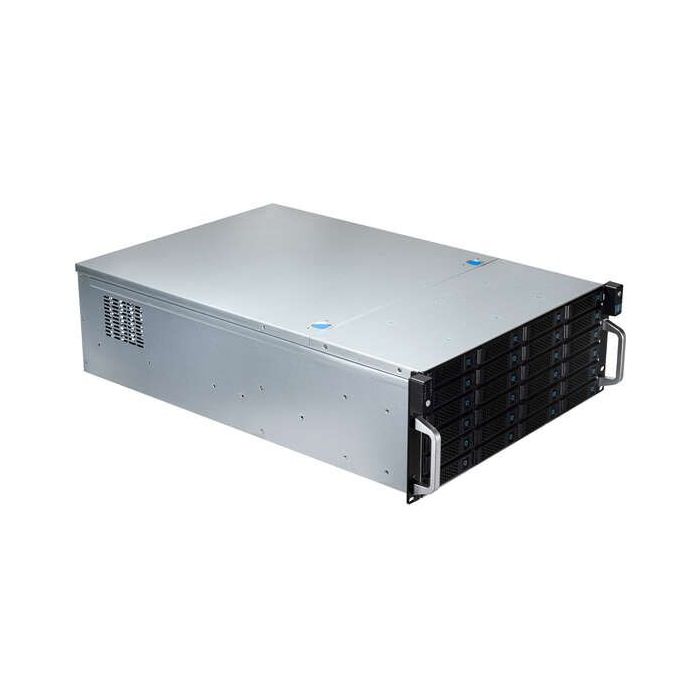 Unykach Servidor 4U Rack 24 Bahias Hot Swap - Tamaños de Disco Soportados 2.5 , 3.5  - Placas Base Compatibles EEB, CEB, ATX, Mi