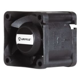 Unykach Server Ventilador 40mm de Doble Bola - Velocidad Max. 6000rpm - Conector de 4 Pines con Control de Temperatura - Color N
