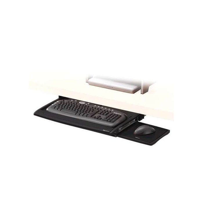 Fellowes Deluxe Office Suites Bandeja para Teclado - Posicion para el Raton - Reposamuñecas Incorporado
