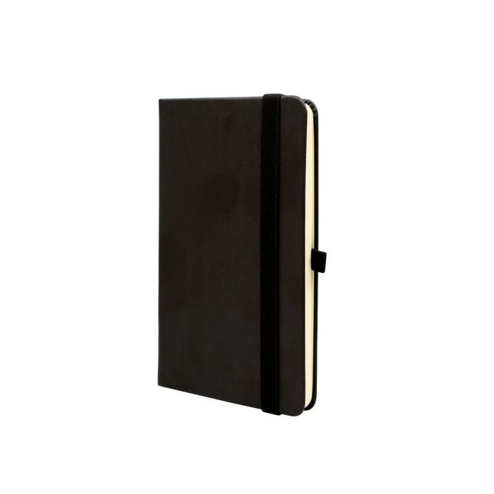 Finocam Class Cuaderno de Tapa Dura - 96 Hojas - 100x150mm - Papel Crema de 80g/m2 - Liso - Bolsillo Interior - Cierre con Goma