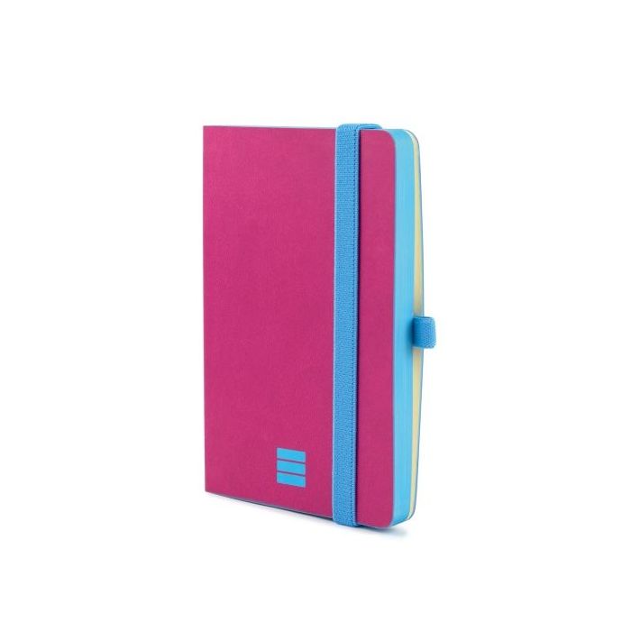 Finocam Modern Cuaderno de Tapa Ligera - 72 Hojas - 100x150mm - Papel Crema de 80g/m2 - Liso - Bolsillo Interior - Cierre con Go