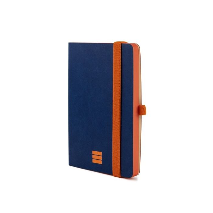 Finocam Modern Cuaderno de Tapa Ligera - 72 Hojas - 100x150mm - Papel Crema de 80g/m2 - Liso - Bolsillo Interior - Cierre con Go