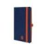 Finocam Modern Cuaderno de Tapa Ligera - 72 Hojas - 100x150mm - Papel Crema de 80g/m2 - Bolsillo Interior - Cierre con Goma - Ho