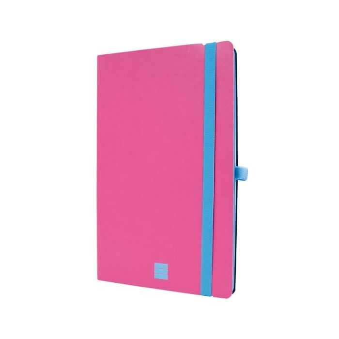 Finocam Modern Cuaderno de Tapa Ligera - 72 Hojas - Formato A5 - 148x210mm - Papel Crema de 80g/m2 - Bolsillo Interior - Cierre