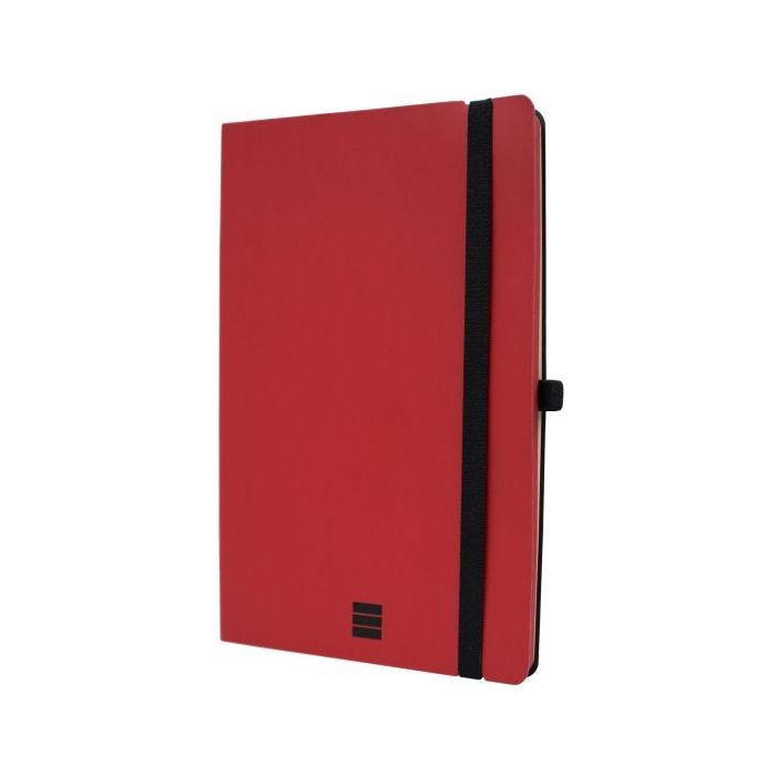 Finocam Modern Cuaderno de Tapa Ligera - 72 Hojas - Formato A5 - 148x210mm - Papel Crema de 80g/m2 - Bolsillo Interior - Cierre