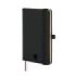 Finocam Nexo Cuaderno de Tapa Dura - 72 Hojas - 90x150mm - Papel Crema de 80g/m2 - Liso - Bolsillo Interior - Cierre con Goma -