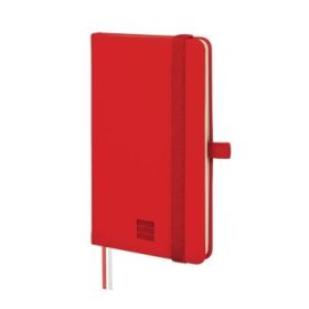 Finocam Nexo Cuaderno de Tapa Dura - 72 Hojas - 90x150mm - Papel Crema de 80g/m2 - Liso - Bolsillo Interior - Cierre con Goma -