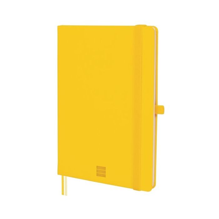 Finocam Nexo Cuaderno de Tapa Dura - 72 Hojas - Formato A5 - 148x210mm - Papel Crema de 80g/m2 - Liso - Bolsillo Interior - Cier