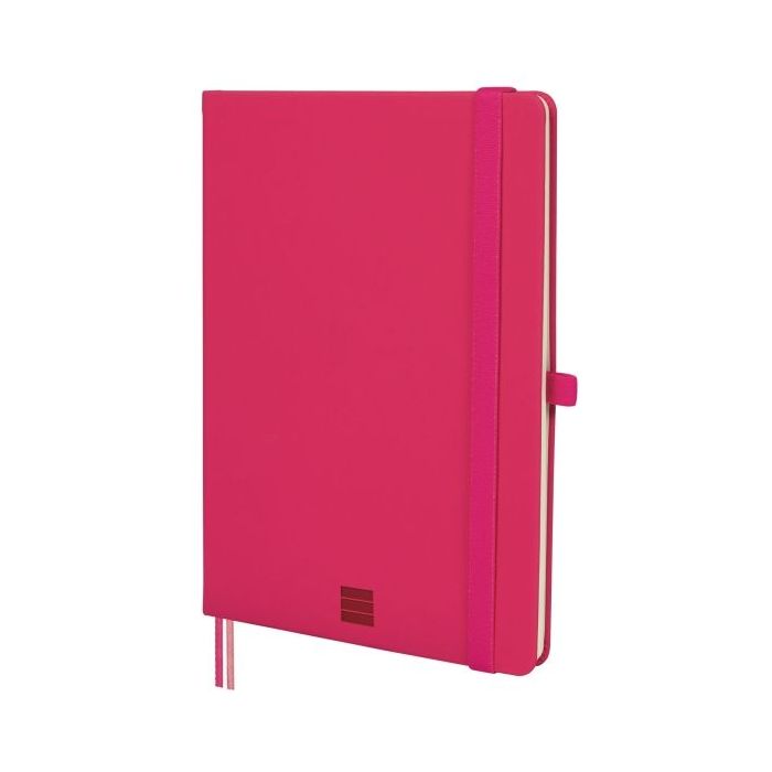 Finocam Nexo Cuaderno de Tapa Dura - 72 Hojas - Formato A5 - 148x210mm - Papel Crema de 80g/m2 - Liso - Bolsillo Interior - Cier