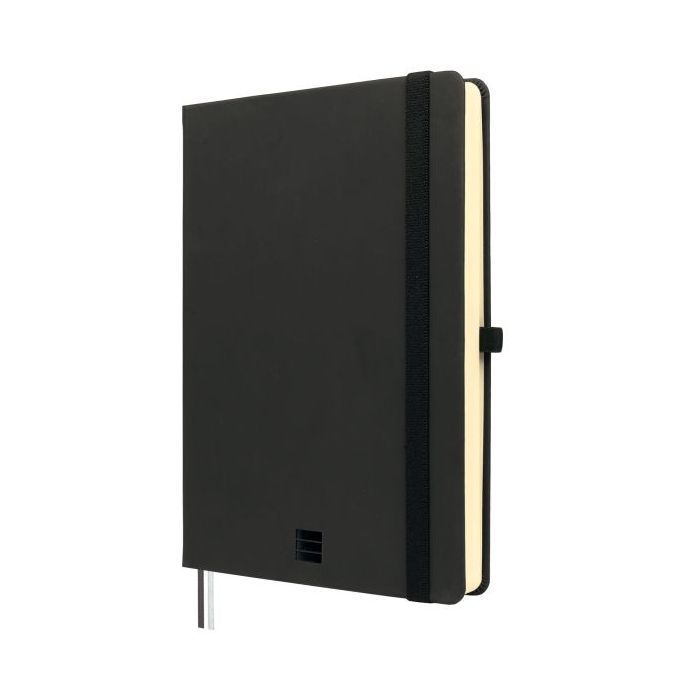 Finocam Nexo Double Cuaderno de Tapa Dura - 144 Hojas - Formato A5 - 148x210mm - Papel Crema de 80g/m2 - Liso - Bolsillo Interio