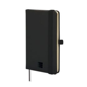 Finocam Nexo Cuaderno de Tapa Dura - 72 Hojas - 90x150mm - Papel Crema de 80g/m2 - Bolsillo Interior - Cierre con Goma - Portabo