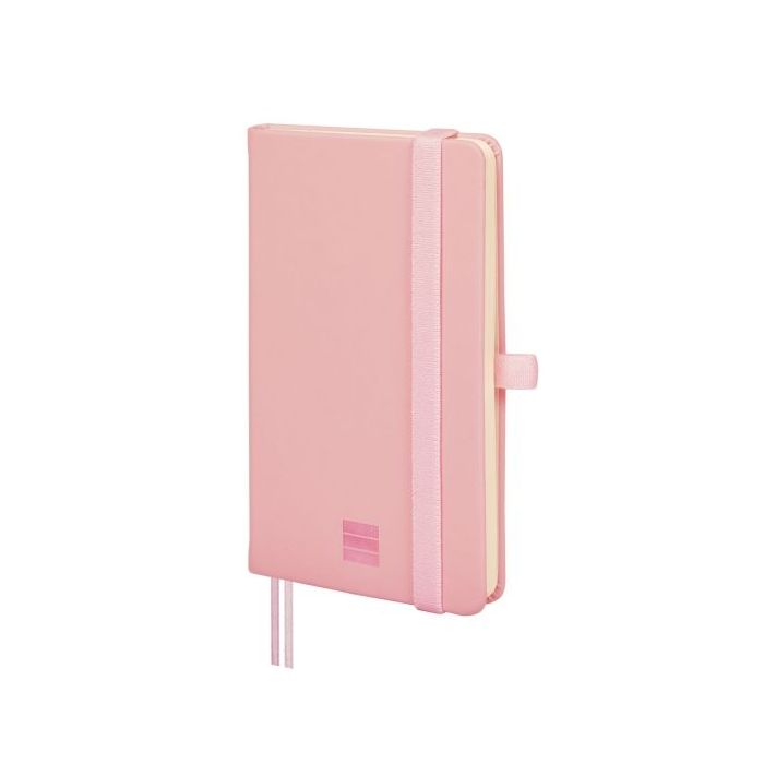 Finocam Nexo Cuaderno de Tapa Dura - 72 Hojas - 90x150mm - Papel Crema de 80g/m2 - Bolsillo Interior - Cierre con Goma - Portabo