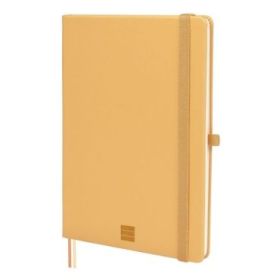 Finocam Nexo Cuaderno de Tapa Dura - 72 Hojas - Formato A5 - 148x210mm - Papel Crema de 80g/m2 - Bolsillo Interior - Cierre con
