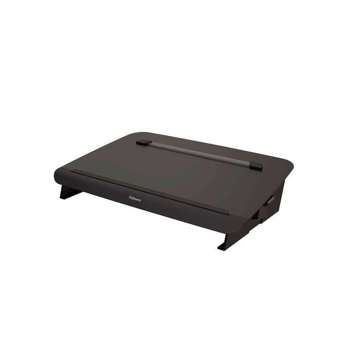 Fellowes Hana Soporte y Atril - Guia Magnetica de Lectura -  Diseño Elegante y Duradero - Hasta 5kg - Color Negro