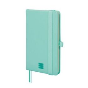 Finocam Nexo Cuaderno de Tapa Dura - 72 Hojas - 90x150mm - Rayado Horizontal - Papel Crema de 80g/m2 - Bolsillo Interior - Porta