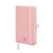 Finocam Nexo Cuaderno de Tapa Dura - 72 Hojas - 90x150mm - Rayado Horizontal - Papel Crema de 80g/m2 - Bolsillo Interior - Porta
