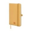Finocam Nexo Cuaderno de Tapa Dura - 72 Hojas - 90x150mm - Rayado Horizontal - Papel Crema de 80g/m2 - Bolsillo Interior - Porta