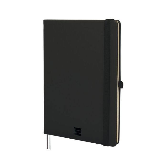 Finocam Nexo Cuaderno de Tapa Dura - 72 Hojas - Formato A5 - 148x210mm - Rayado Horizontal - Papel Crema de 80g/m2 - Bolsillo In