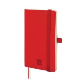 Finocam Nexo Cuaderno de Tapa Blanda - 72 Hojas - 90x150mm - Papel Crema de 80g/m2 - Liso - Bolsillo Interior - Cierre con Goma