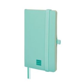 Finocam Nexo Cuaderno de Tapa Blanda - 72 Hojas - 90x150mm - Papel Crema de 80g/m2 - Liso - Bolsillo Interior - Cierre con Goma