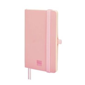 Finocam Nexo Cuaderno de Tapa Blanda - 72 Hojas - 90x150mm - Papel Crema de 80g/m2 - Liso - Bolsillo Interior - Cierre con Goma