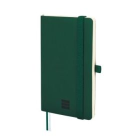 Finocam Nexo Cuaderno de Tapa Blanda - 72 Hojas - 90x150mm - Papel Crema de 80g/m2 - Liso - Bolsillo Interior - Cierre con Goma