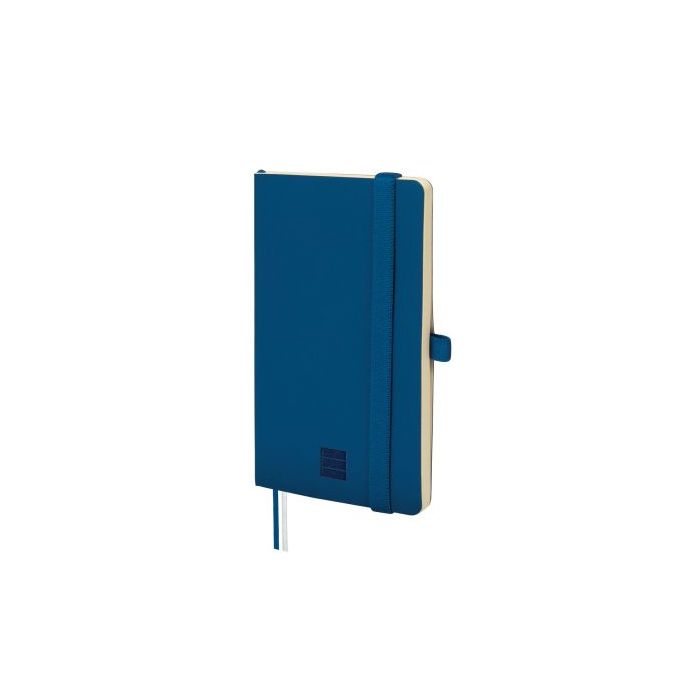 Finocam Nexo Cuaderno de Tapa Blanda - 72 Hojas - 90x150mm - Papel Crema de 80g/m2 - Bolsillo Interior - Cierre con Goma - Porta