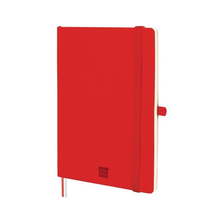 Finocam Nexo Cuaderno de Tapa Blanda - 72 Hojas - Formato A5 - 148x210mm - Papel Crema de 80g/m2 - Bolsillo Interior - Cierre co