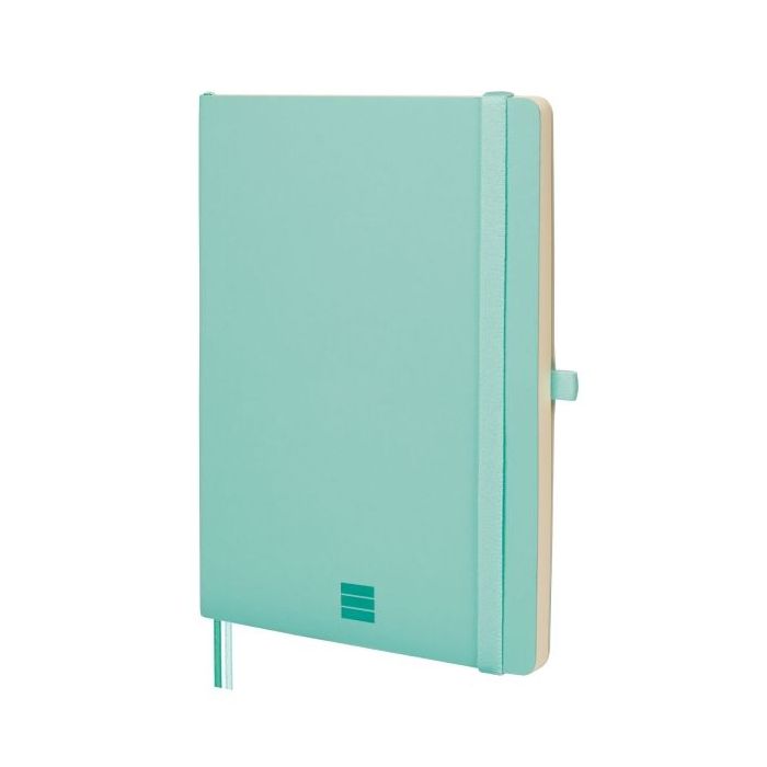 Finocam Nexo Cuaderno de Tapa Blanda - 72 Hojas - Formato A5 - 148x210mm - Papel Crema de 80g/m2 - Bolsillo Interior - Cierre co